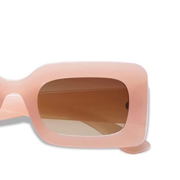 Pink Chunky Square Sunglasses   main image 3